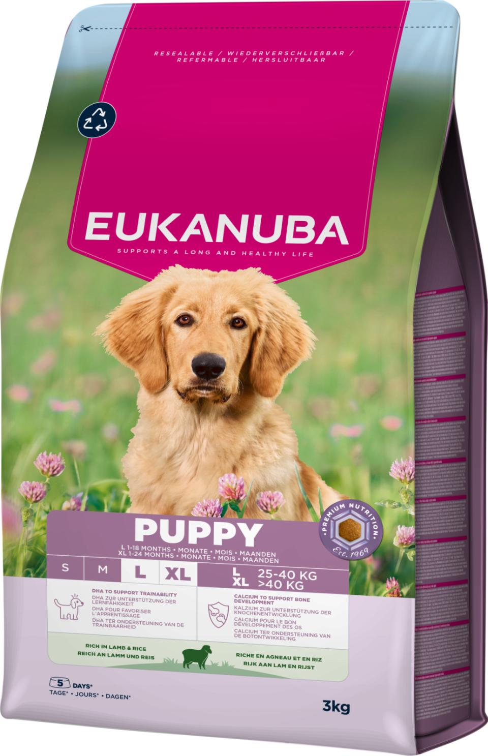 EUKANUBA Puppy Large Breed Lam & Ris