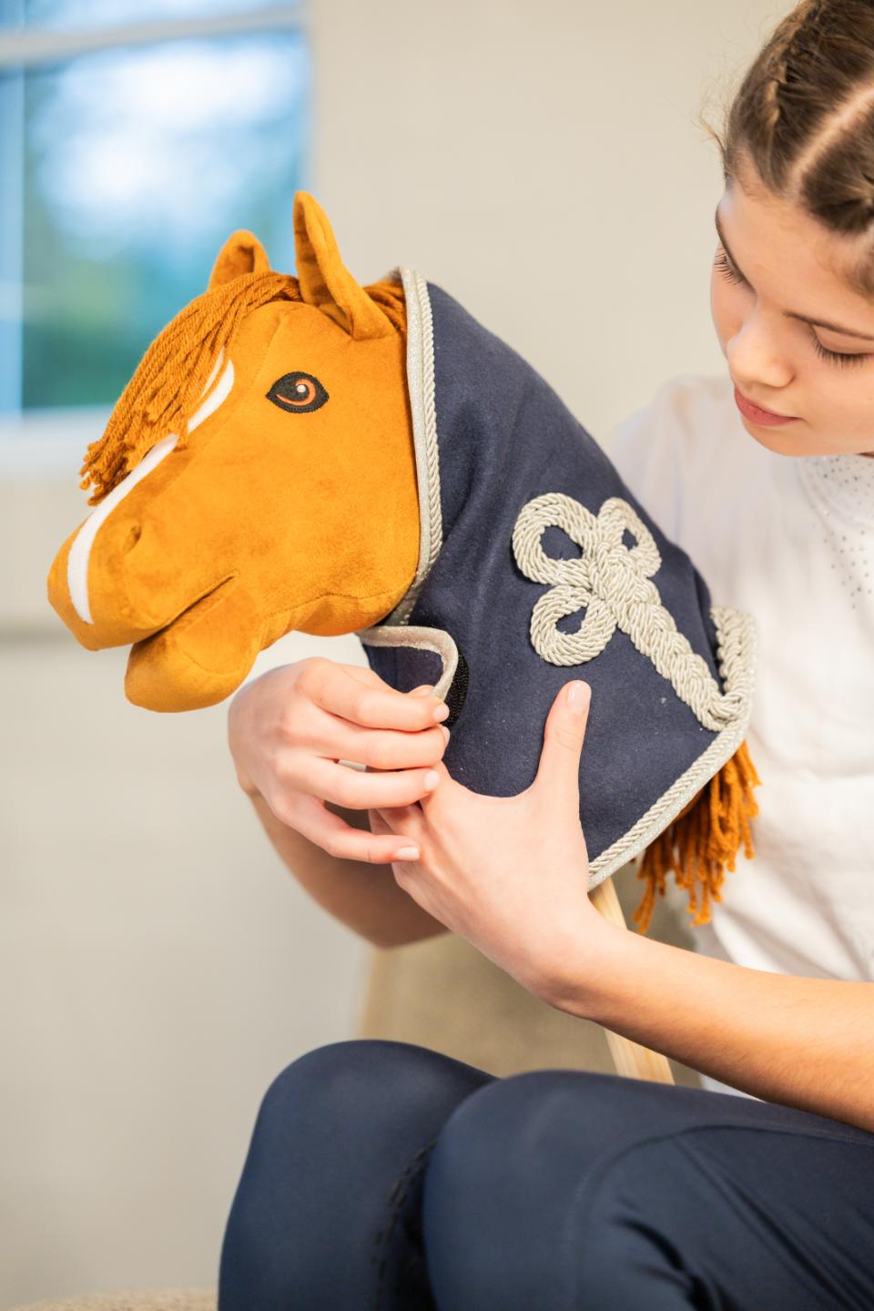 My Hobby Horse fleece-dækken, navy