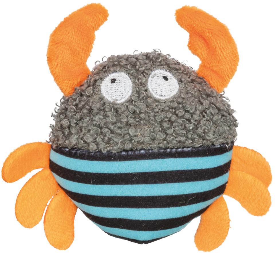 Trixie krabbe, stof/plys, katteurt