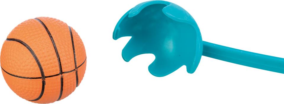 Ballschleuder mit Ball, Kunststoff/Moosgummi, schwimmt