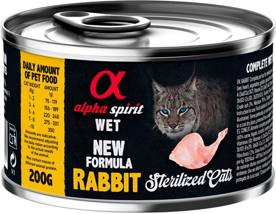 AlphaSpirit CAT Sterilised Rabbit (kanin)