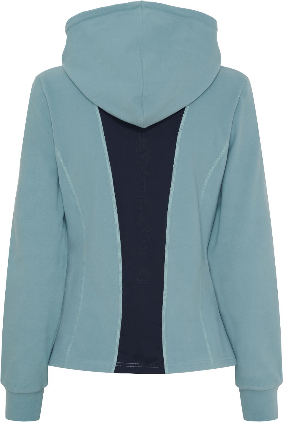 Equipage Abigail huvtröja med dragkedja