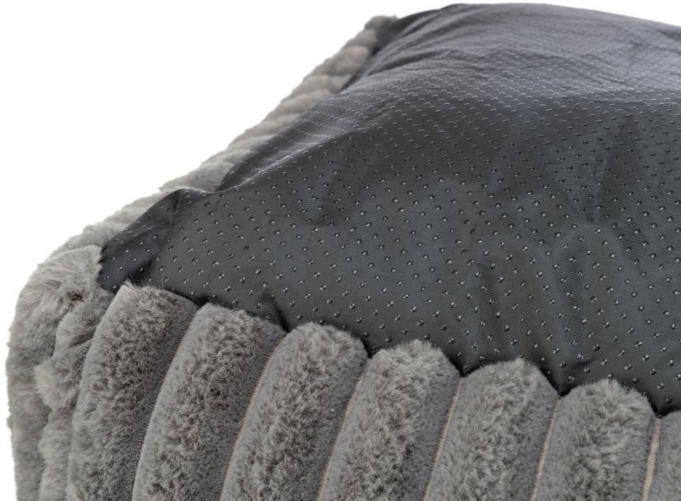 Trixie Lonni seng, firkantet, fløyel fleece