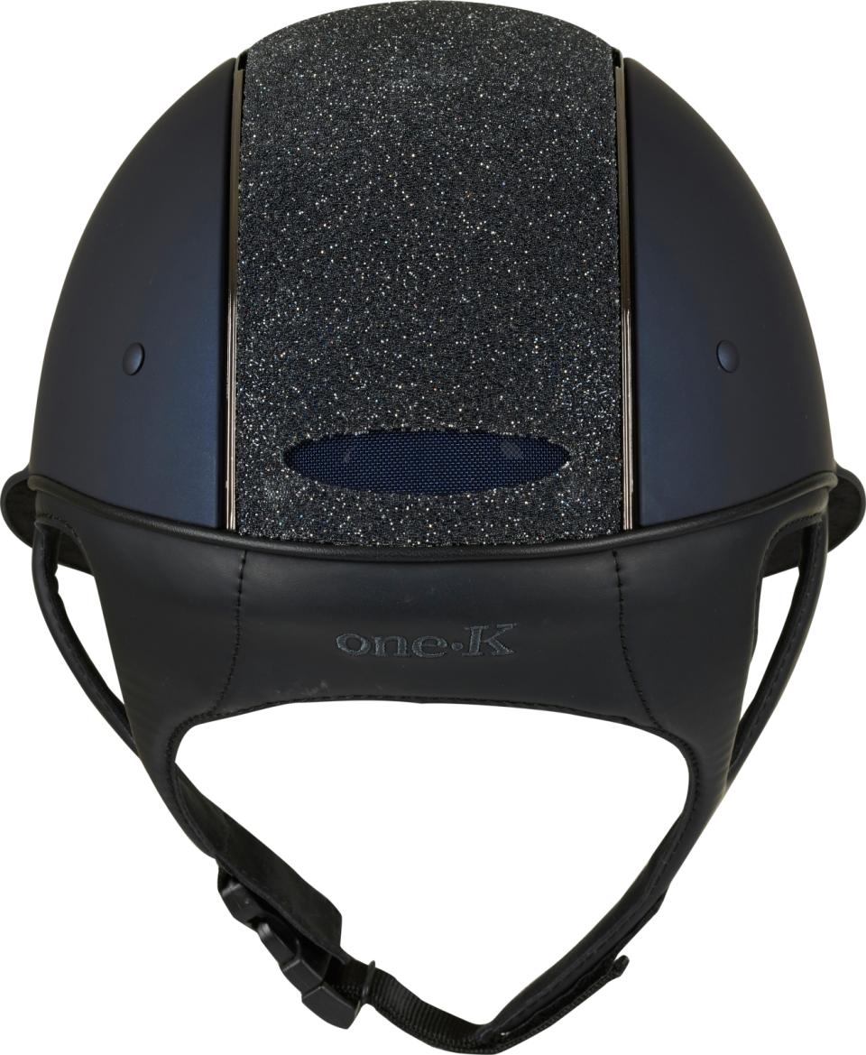 One K Avancé ridehjelm - glittertopp, krom pipe