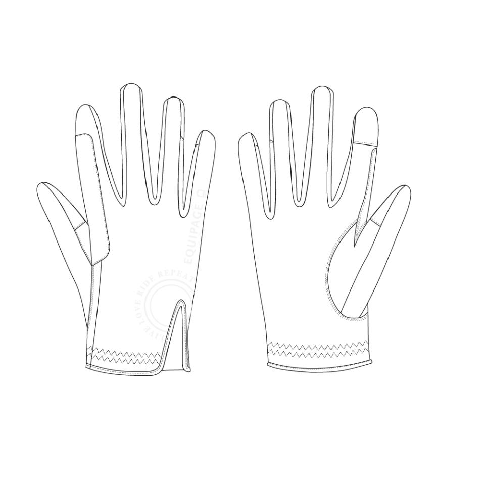 Equipage Terina mesh ridhandskar för barn