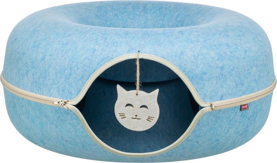 Trixie Play donut kattetunnel, filt