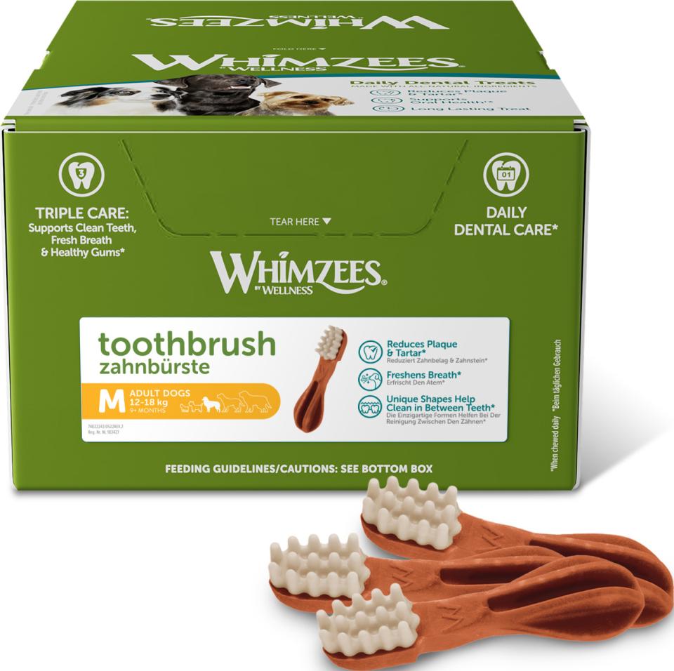 Whimzees Toothbrush Star M til mellemstore hunde