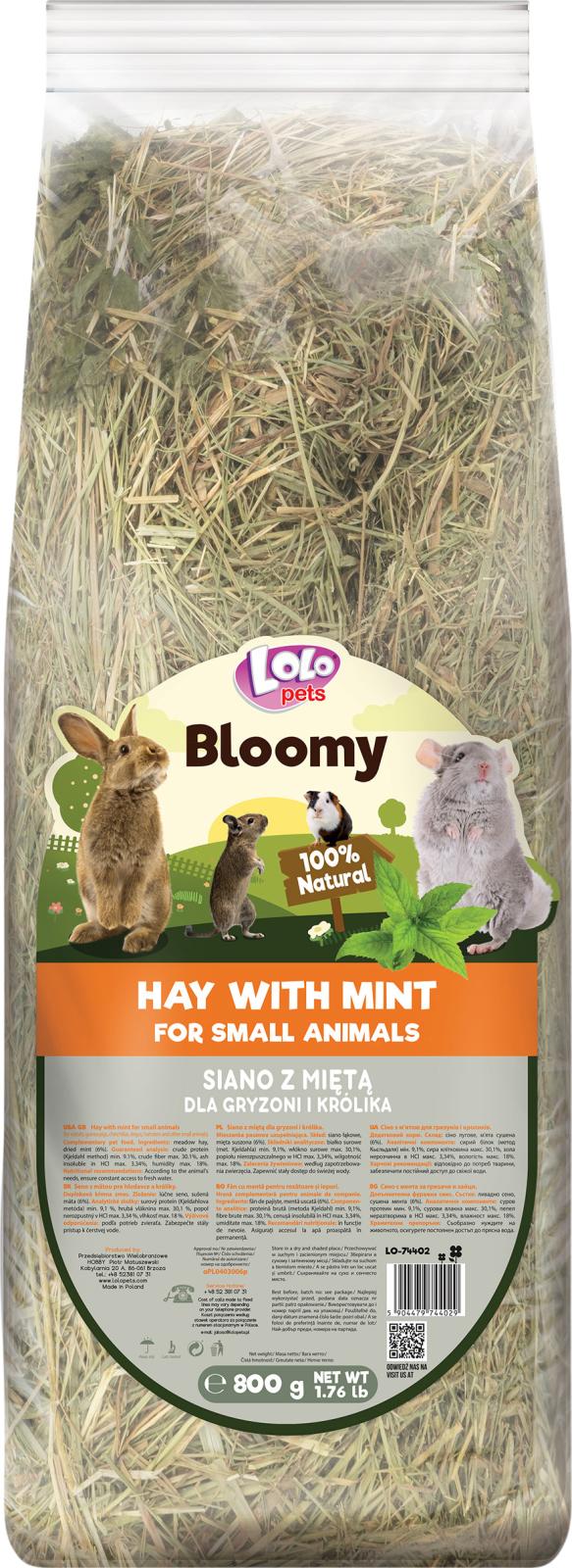 Bloomy Heu mit Minze