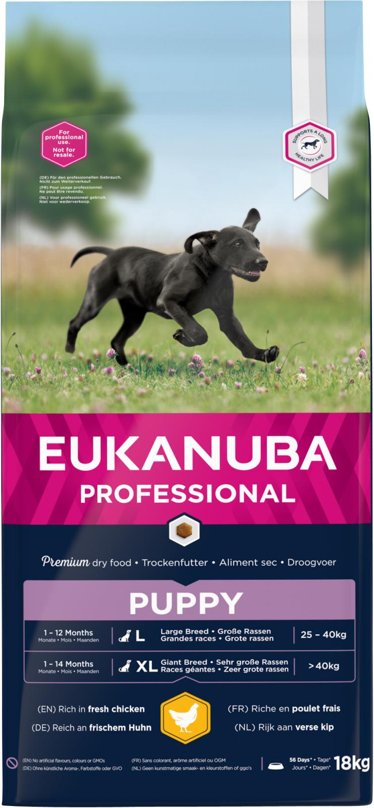 EUKANUBA PRO Puppy Large Breed kylling
