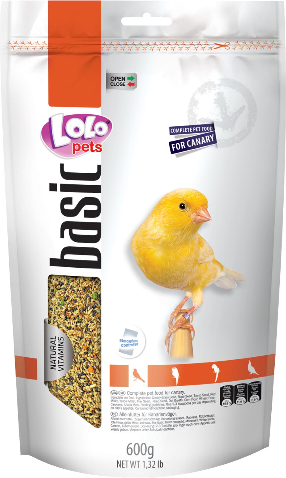 Lolo Pets Kanariefoder, komplet, genluk