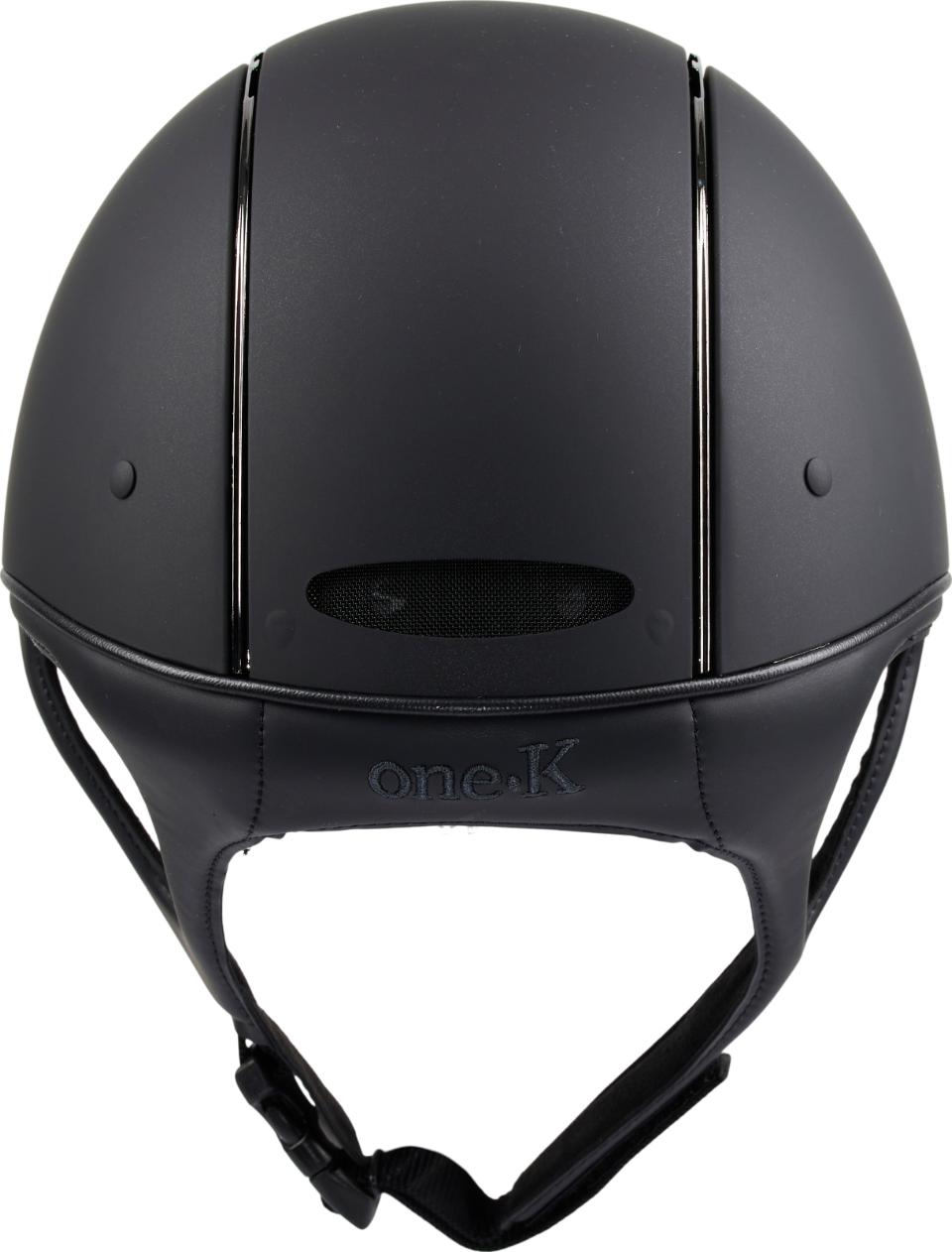 One K MIPS Defender ridehjelm - matt topp, krom pipe