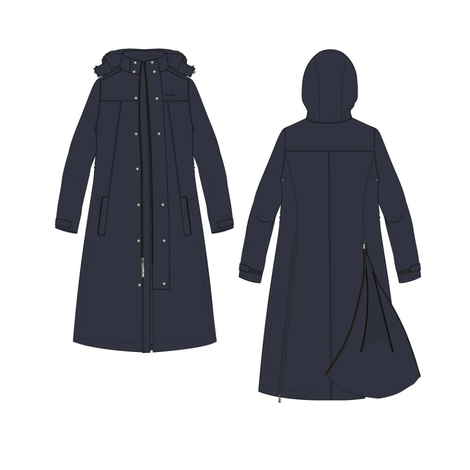 Equipage Heaven lang rideregnjakke