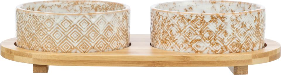 Trixie Skålesæt på bambusbakke