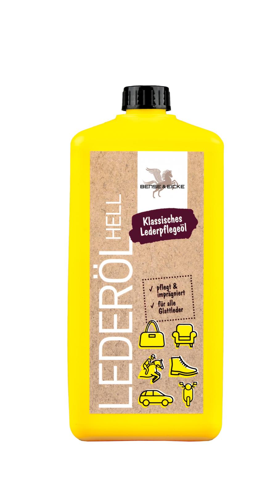 Bense & Eicke Lys læderolie, 1 liter