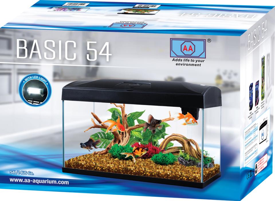 Sealand Rect Aquarium 54L uden varmelegeme