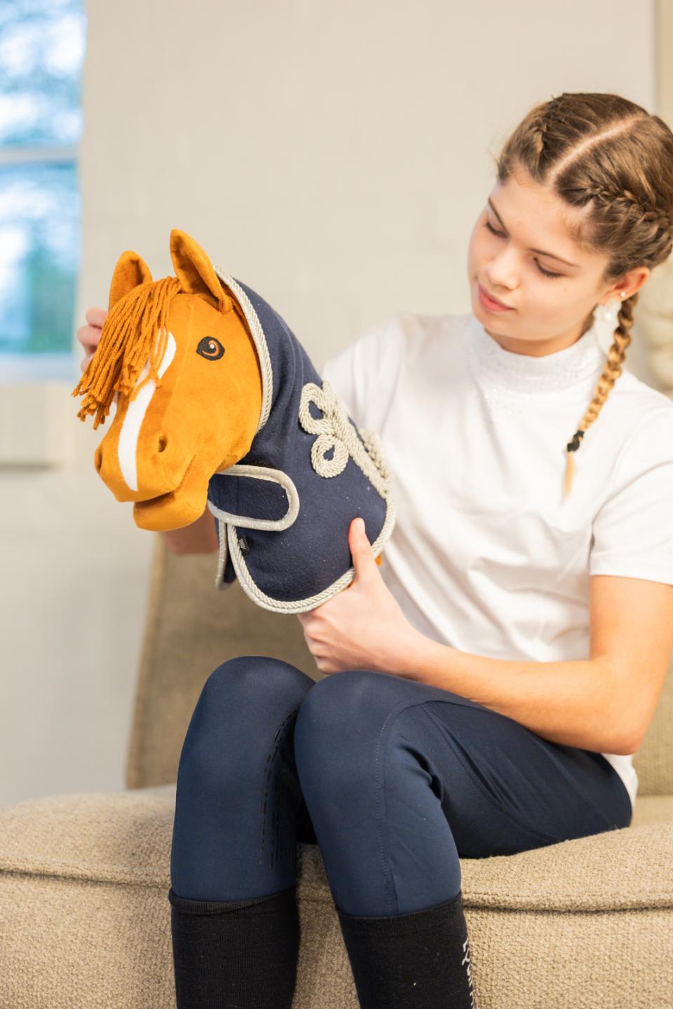 My Hobby Horse fleece-dækken, navy