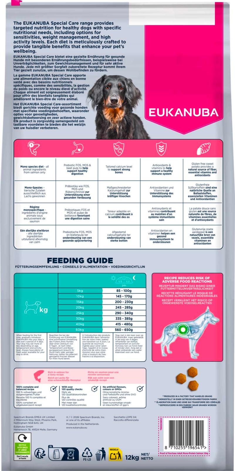 Eukanuba Special Care Adult All Breeds Mono-Protein Lax