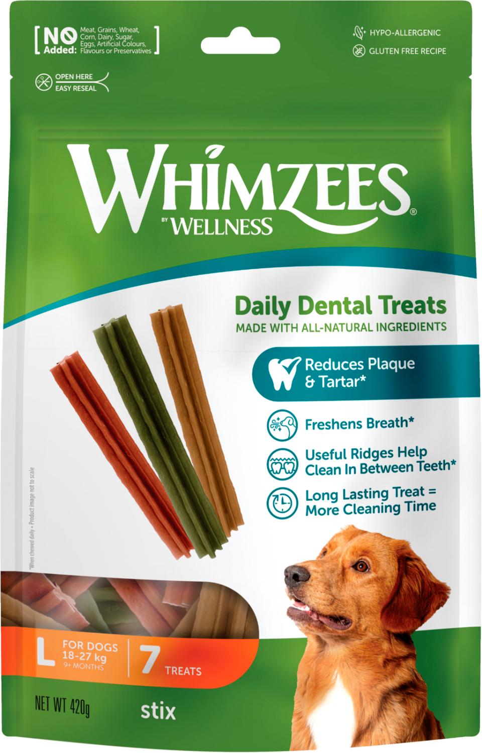 Whimzees Stix L til store hunde