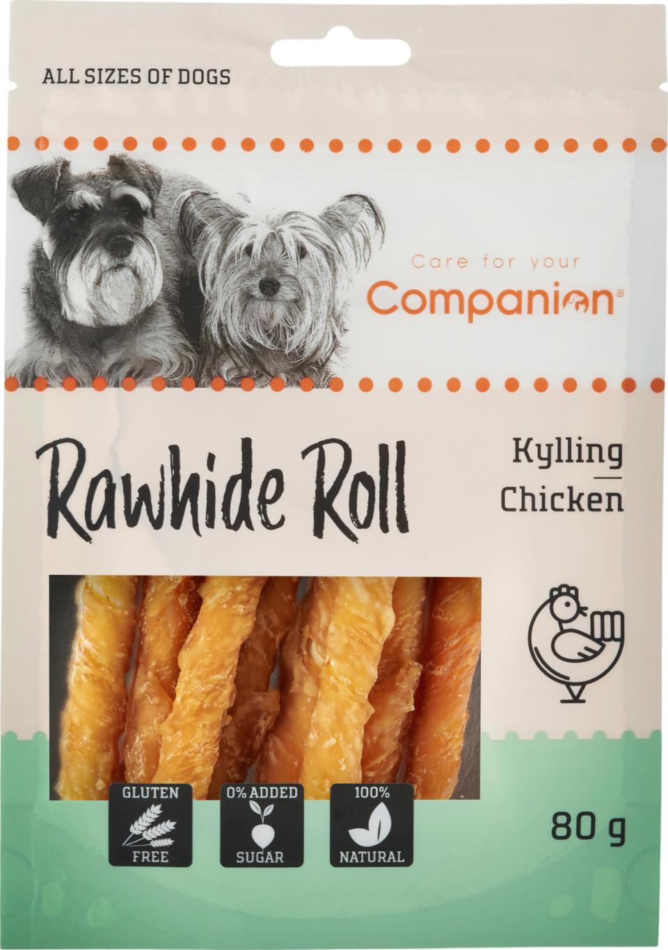 Companion Rawhide Roll (kylling)