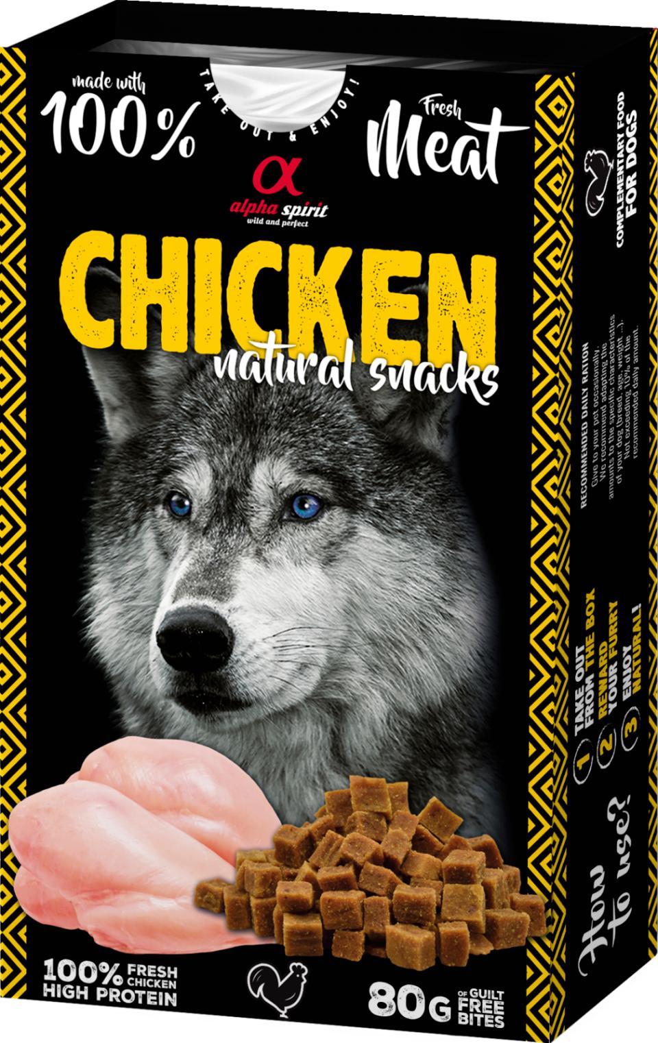 Alpha Spirit Naturals Chicken hundesnacks (kylling)
