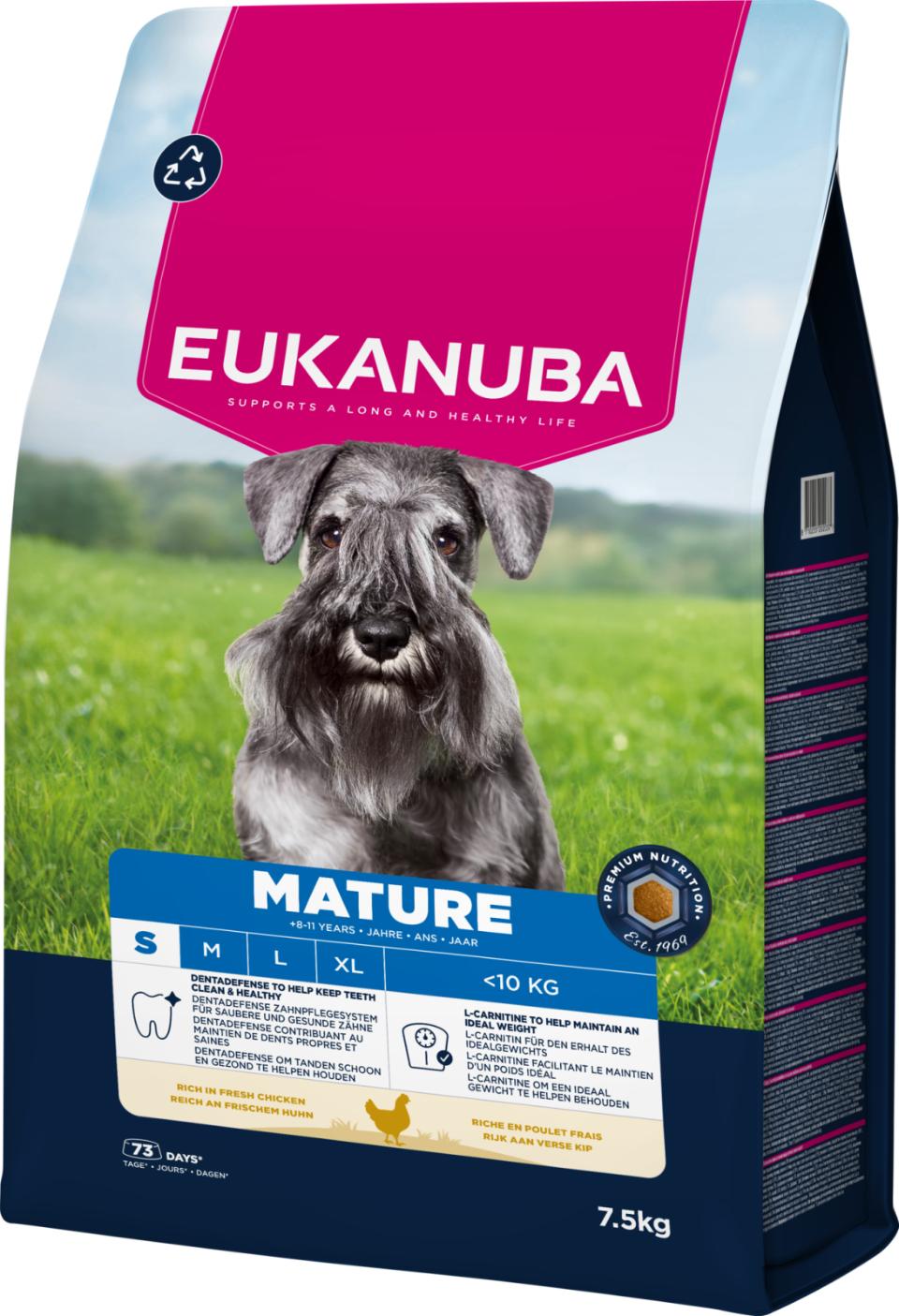 EUKANUBA Mature Small Breed kylling