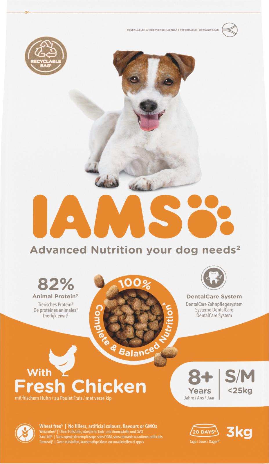 IAMS Senior Small/Medium Breed kylling