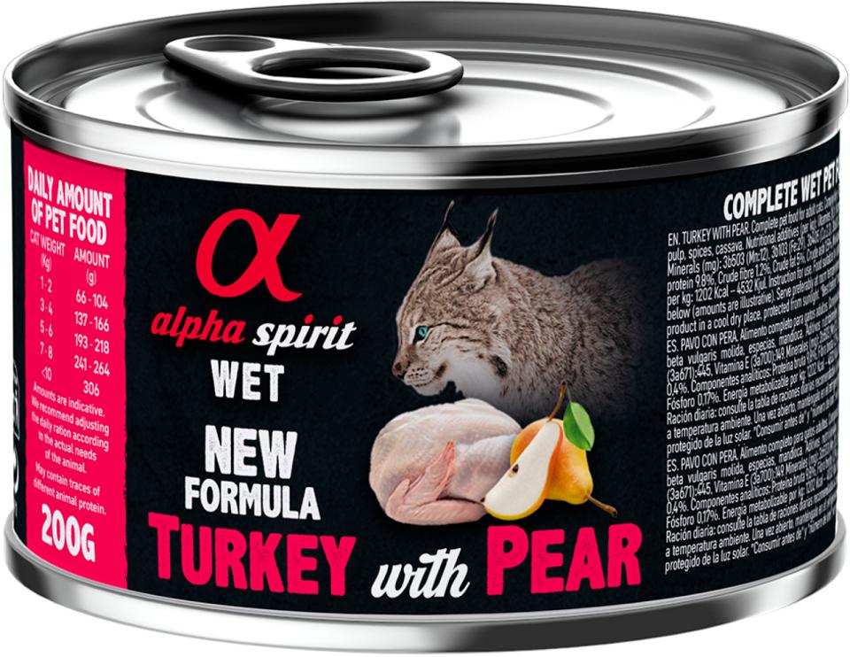 AlphaSpirit CAT Turkey with pear (Kalkun med pære)