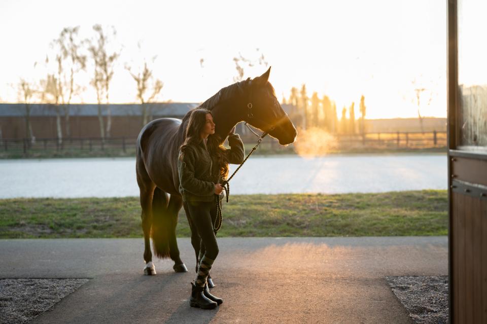 Equipage TEEN Joelle half-zip teddy ridejakke