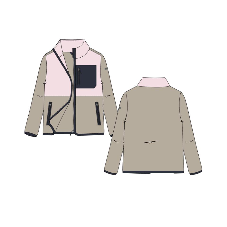 Equipage Minna zip ridejakke i fleece til børn