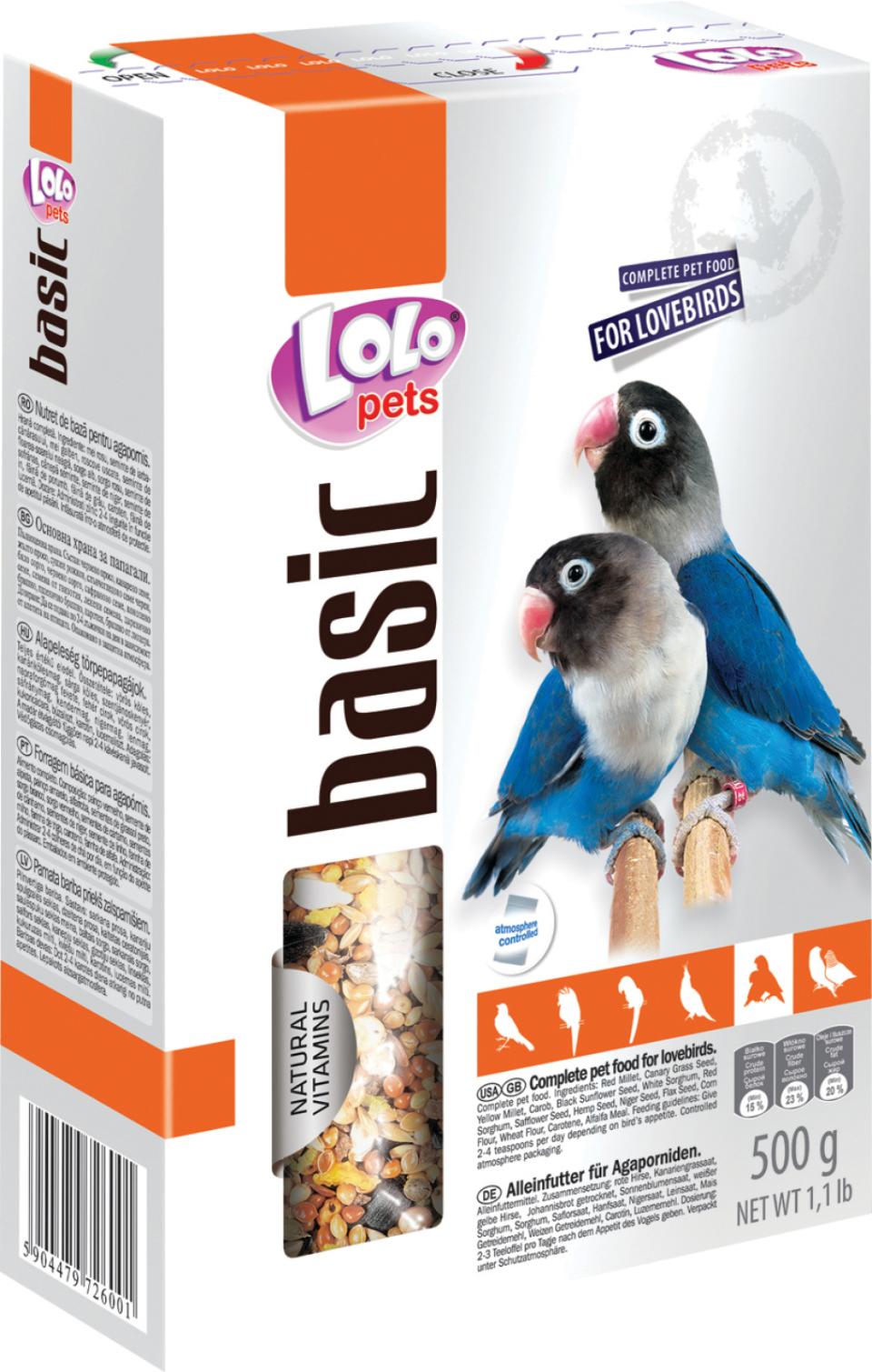 Lolo Pets Dværgpapegøjefoder