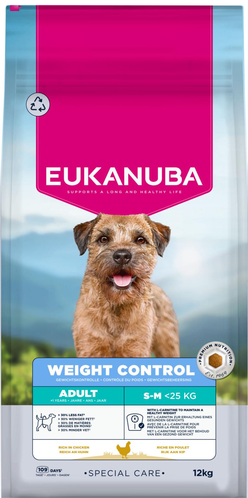 EUKANUBA Special Care Adult Small/Medium Breed Weight Control