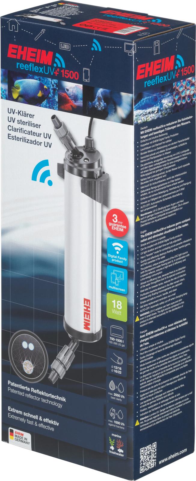 Eheim reeflexUV+e 1500 UV-sterilisator