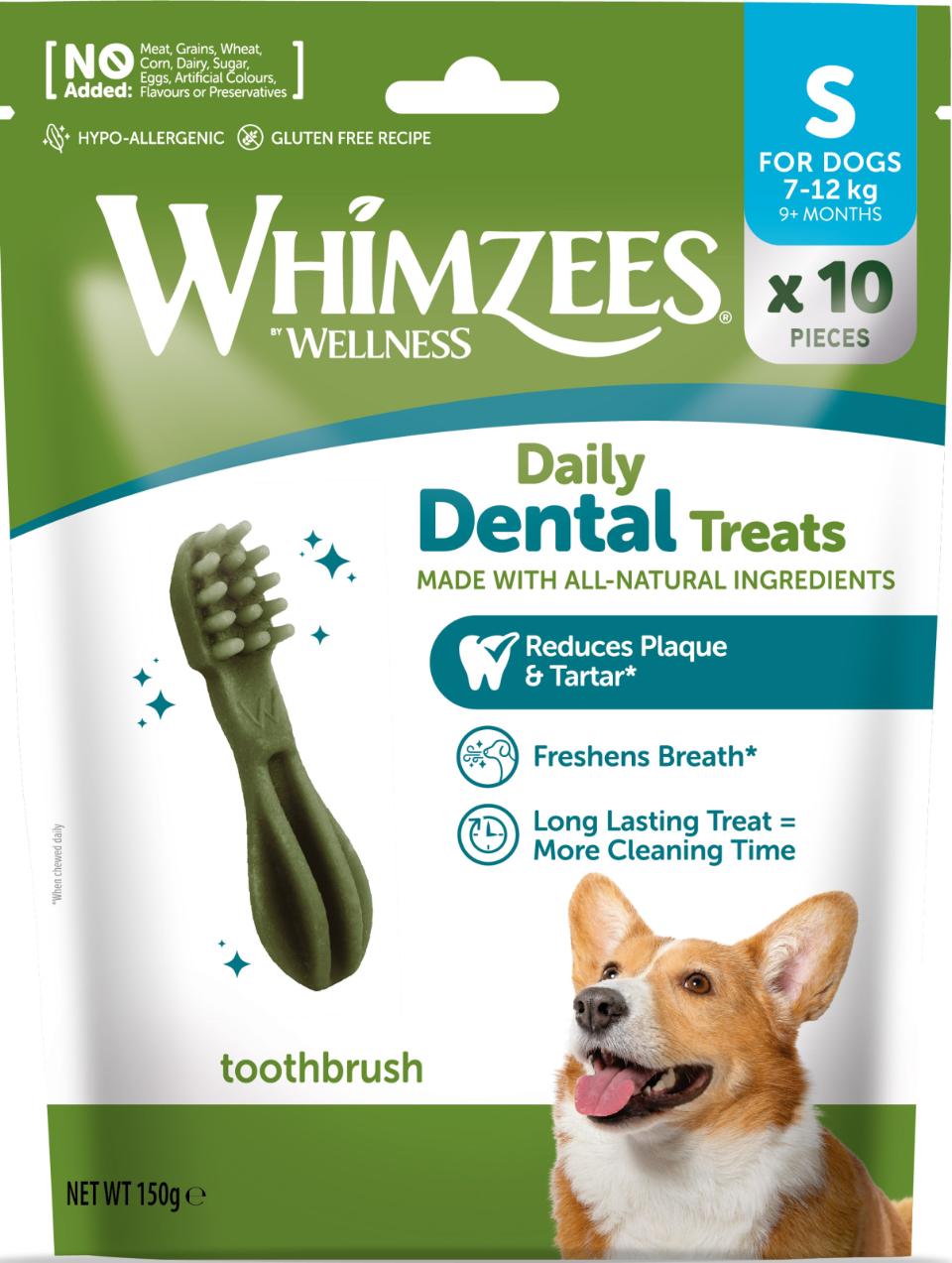 Whimzees Toothbrush S til små hunde