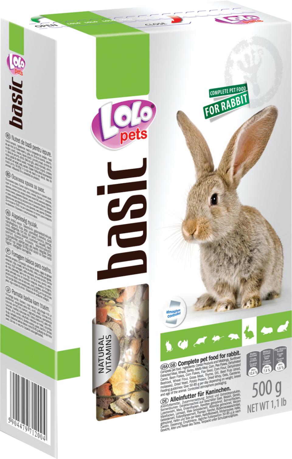 Lolo Pets FOODY PREMIUM fuldfoder til kaniner