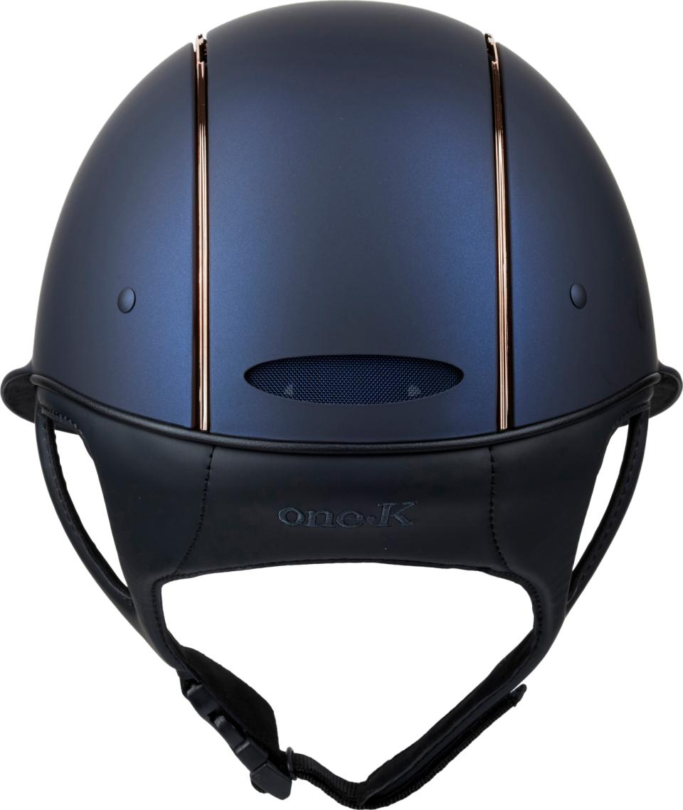 One K Avancé-ridehjelm - mat top, rosegold pipe