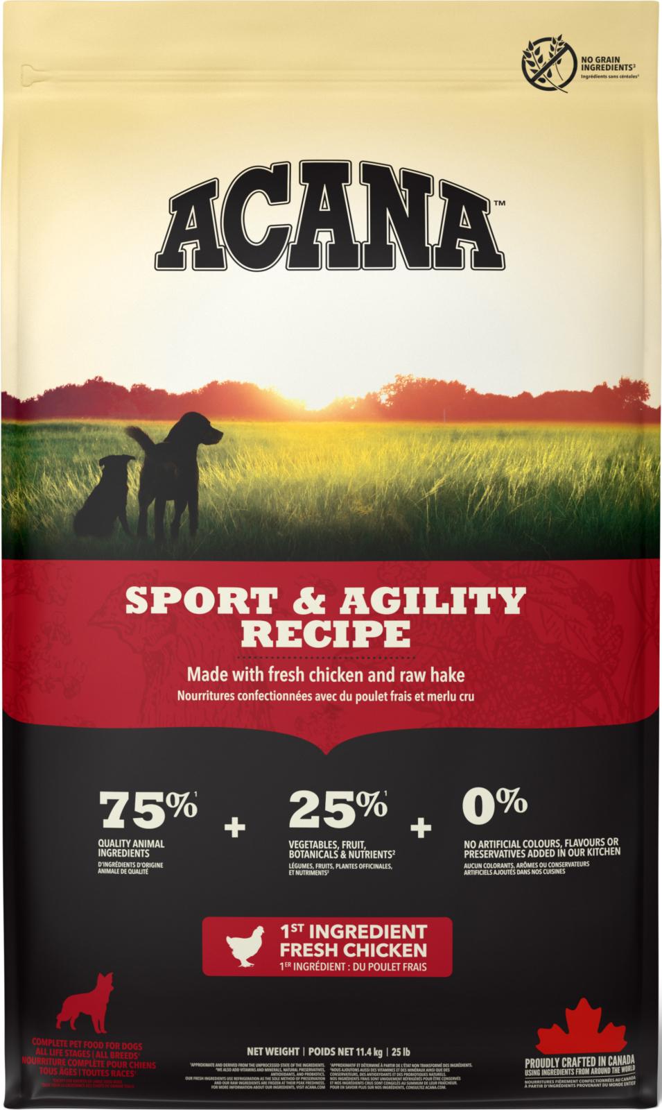 ACANA Dog Range Sport & Agility (kyckling och fisk)