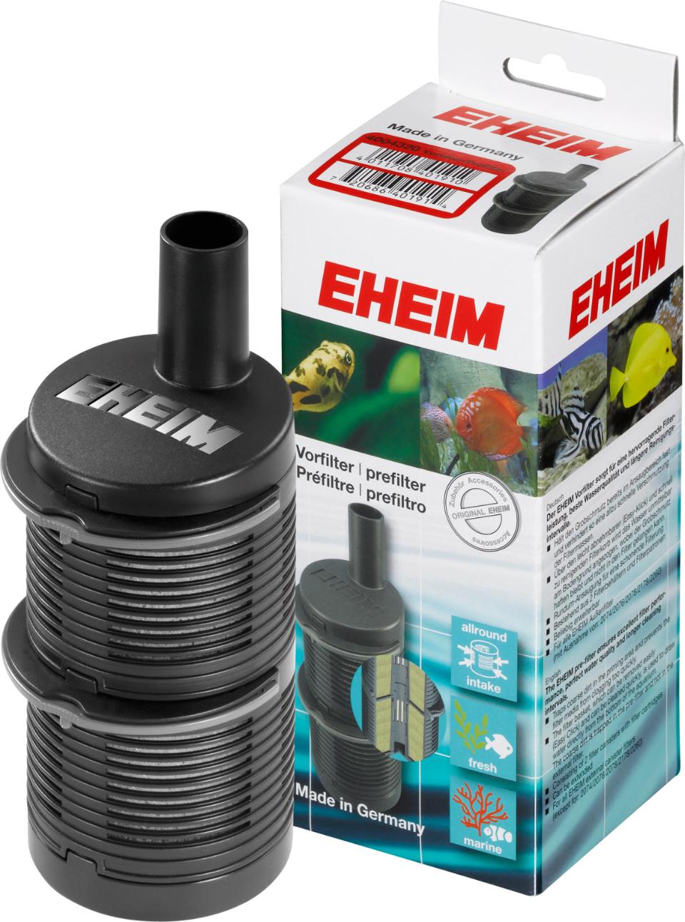 Forfilter til indløb på eksterne filtre