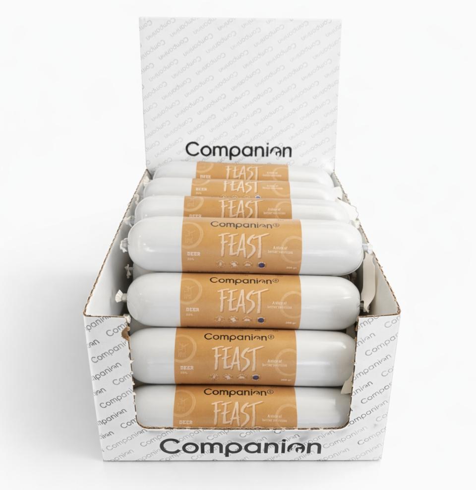 Companion+ FEAST hundefôrpølse , Hjort