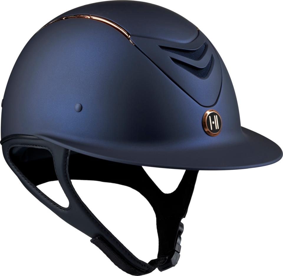 One K Avancé-ridehjelm - mat top, rosegold pipe