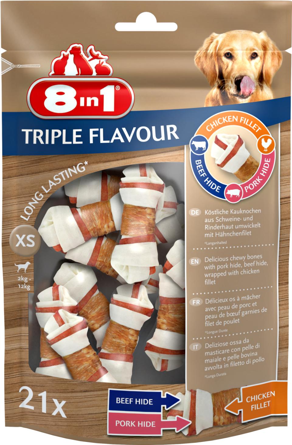 8in1 Triple Flavour 21 stk
