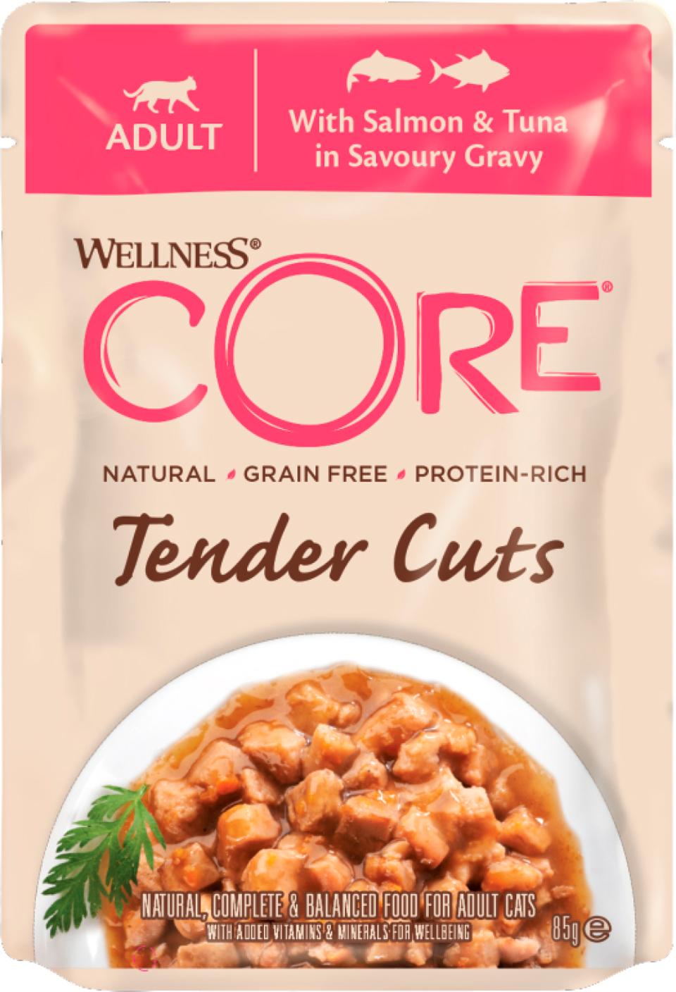 CORE Tender Cuts w/Salmon and Tuna in Gravy