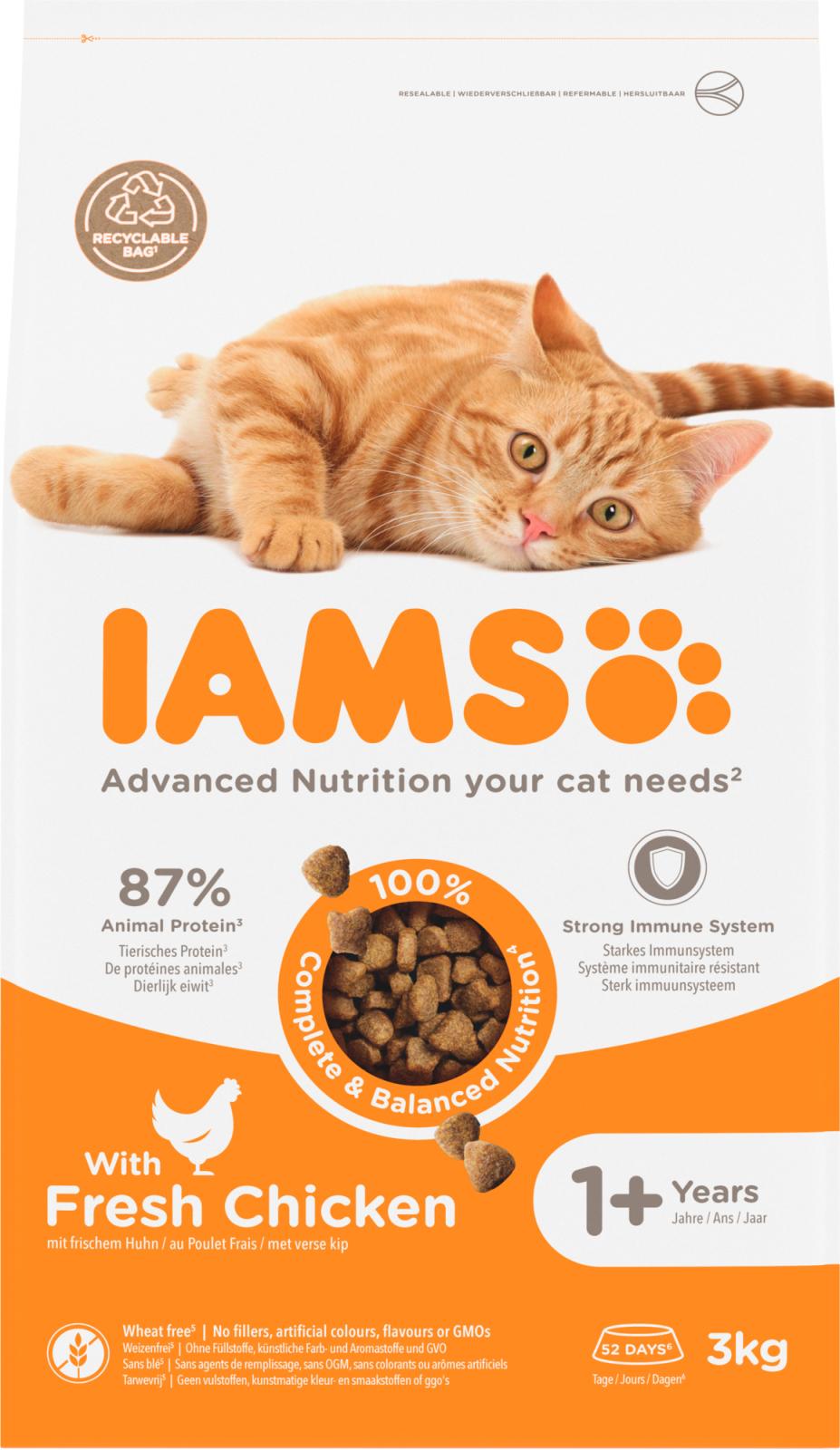 IAMS CAT Vitality Adult kylling