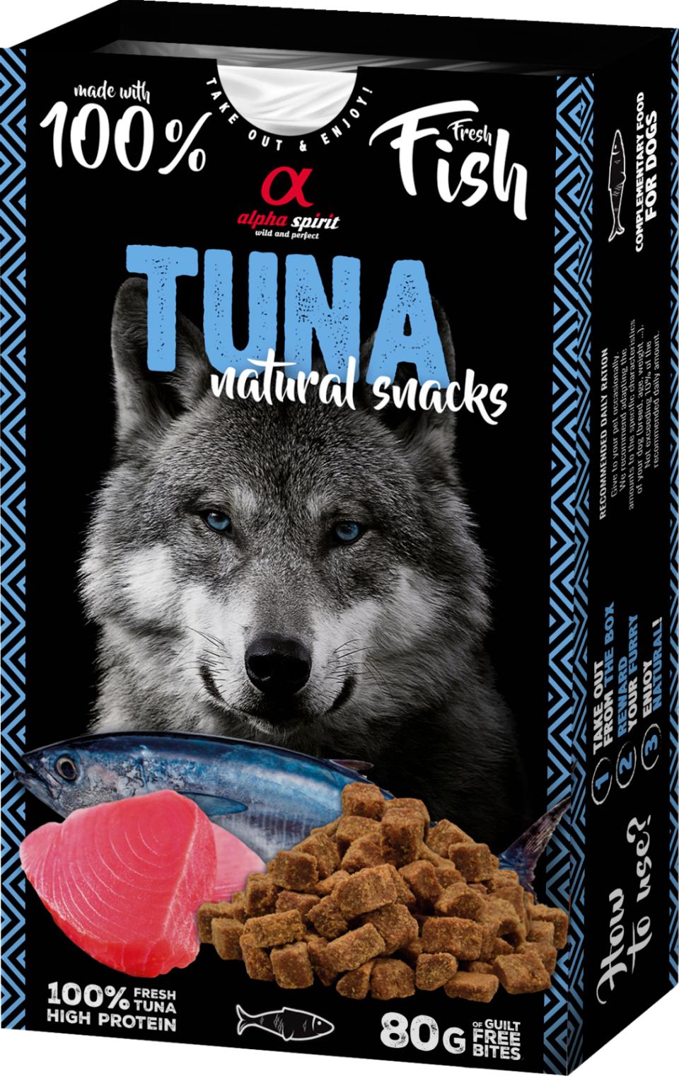 Alpha Spirit Naturals Tuna hundesnacks (tun)