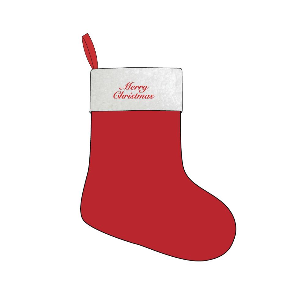 HorseGuard fleece Christmas stocking