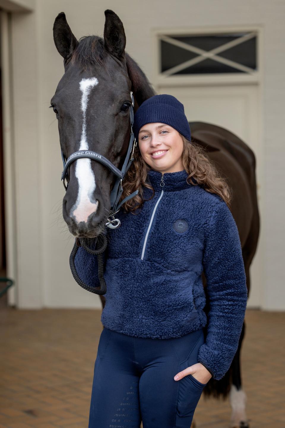 Equipage Veronika half-zip Teddy Sweater