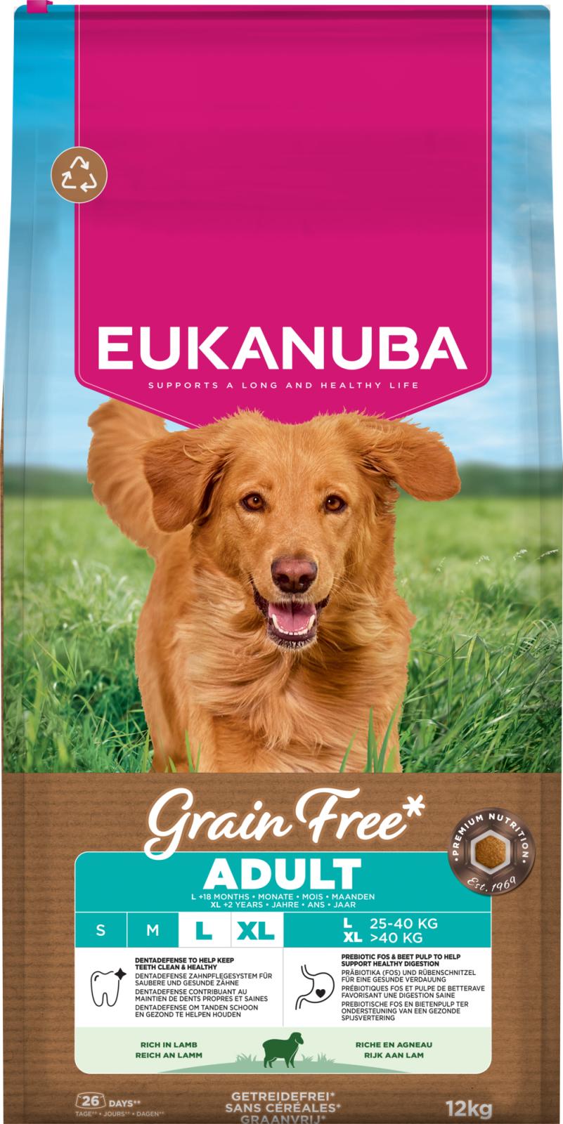 EUKANUBA Adult Large Grainfree lam