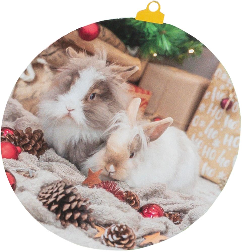 Wobbler indholdsmærke Gnavere julemotiv