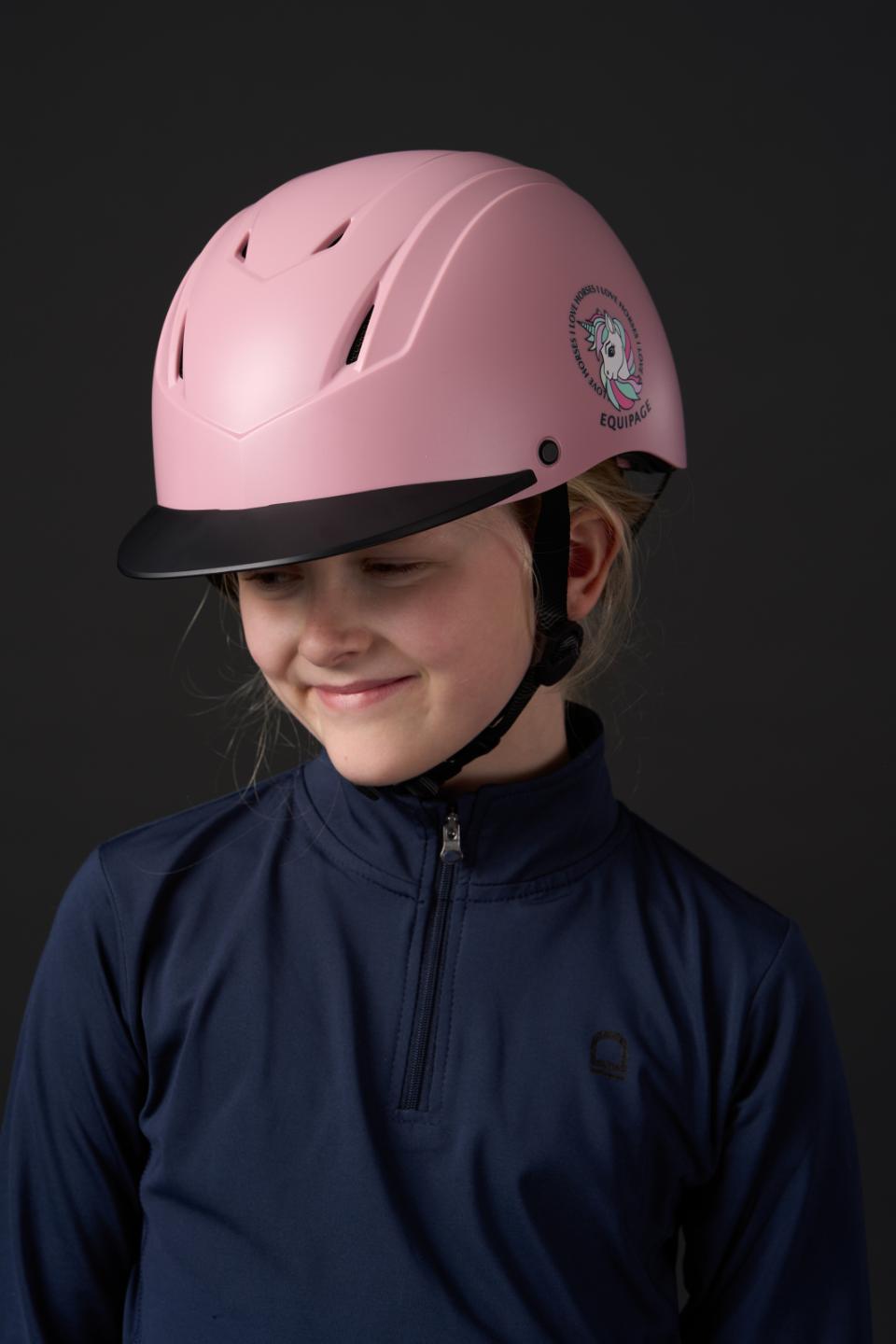 Equipage Vilma Ridehjelm, lyserød