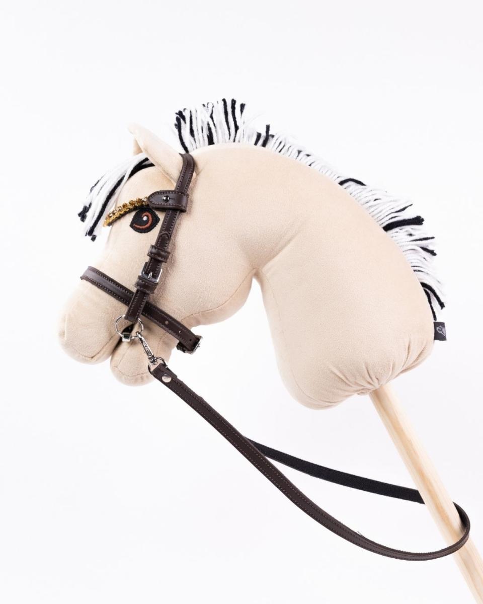 My Hobby Horse Bridle brown, with gold stone