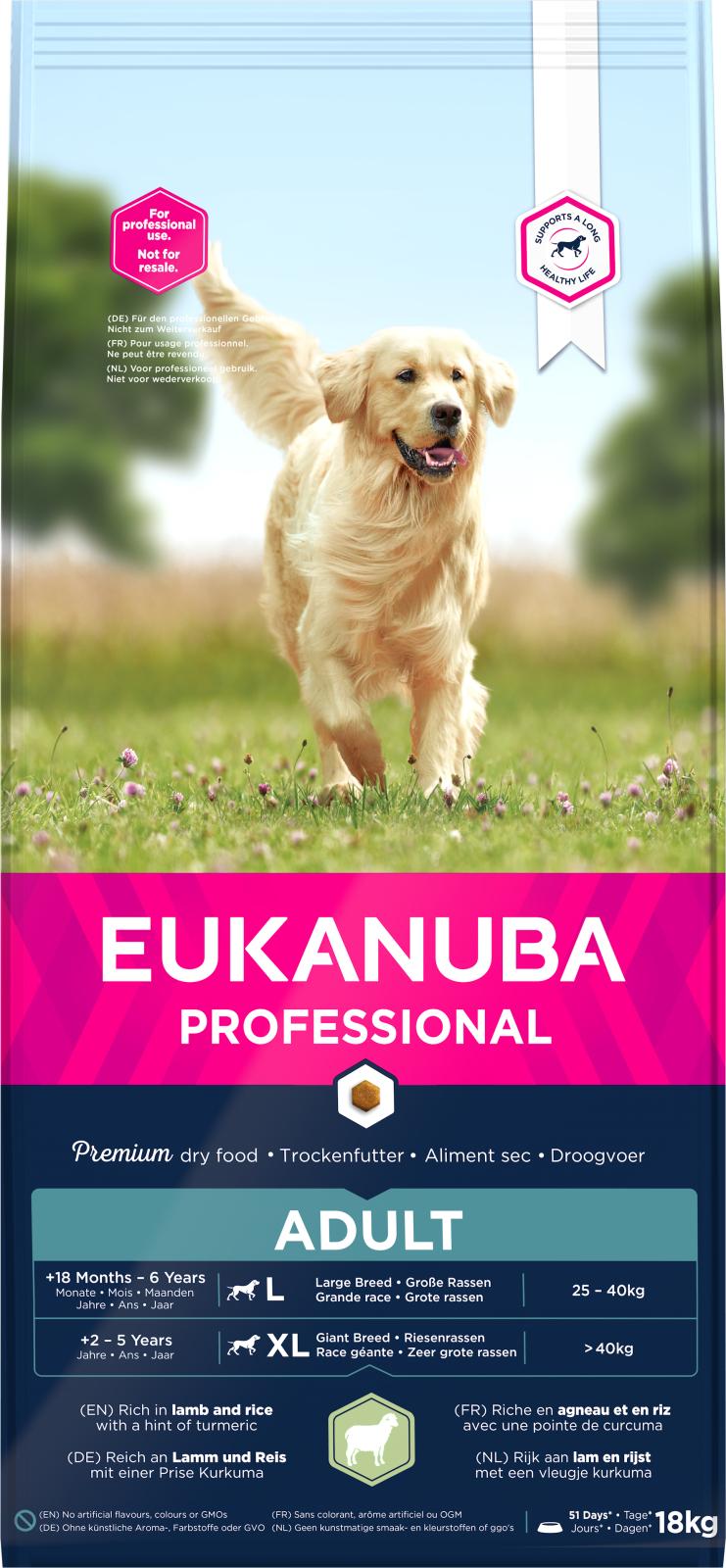 EUKANUBA PRO Adult Large breed Lam & Ris